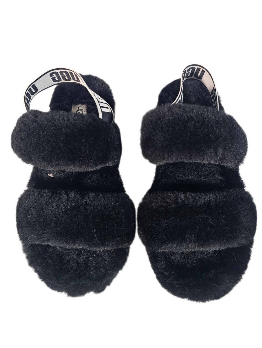 UGG Women’s Oh Yeah Black Slingback Slipper Size 8